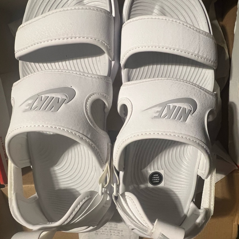 Nike Kids All-White Sandals